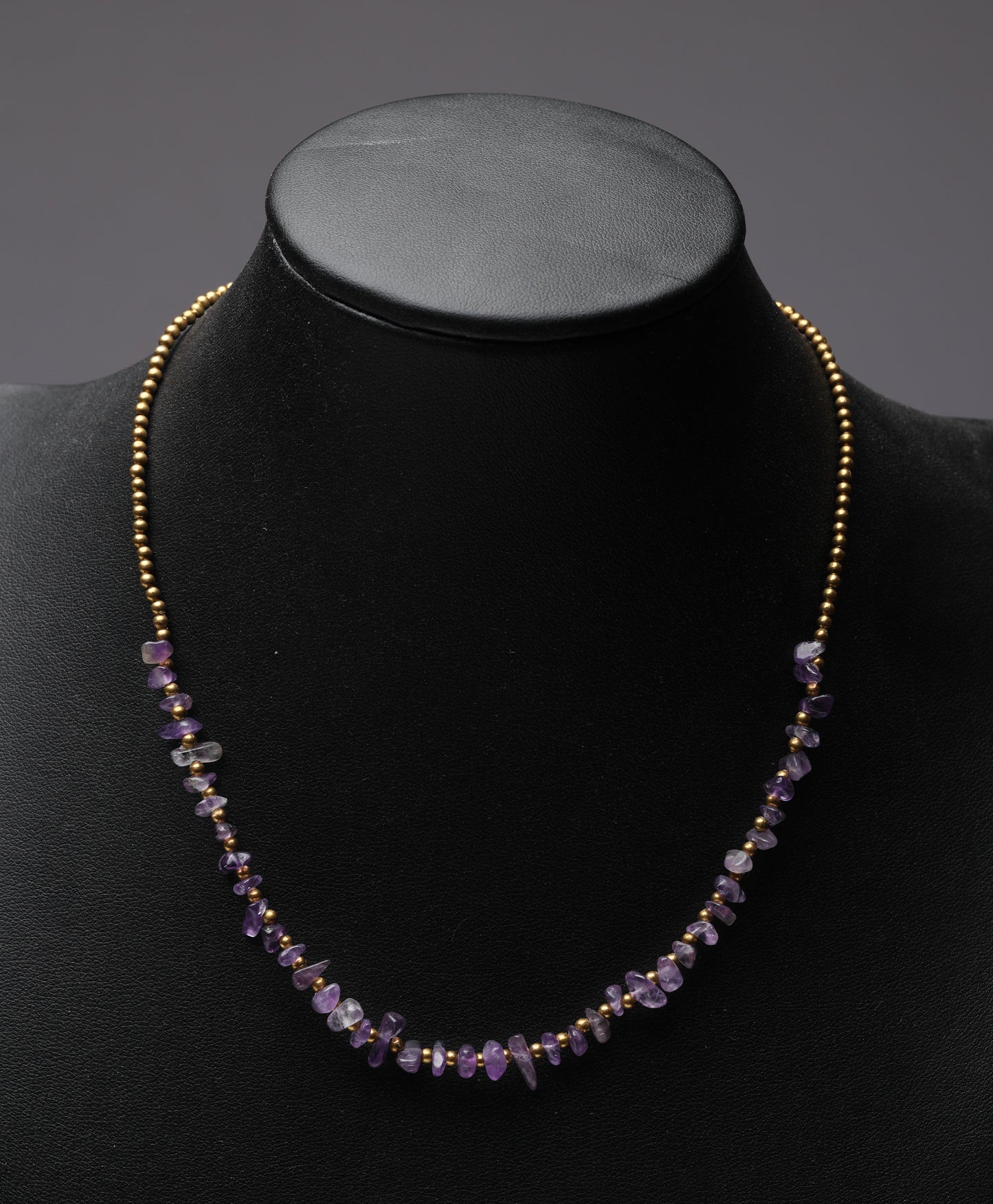 Amethyst Crystal Healing Necklace - Organic