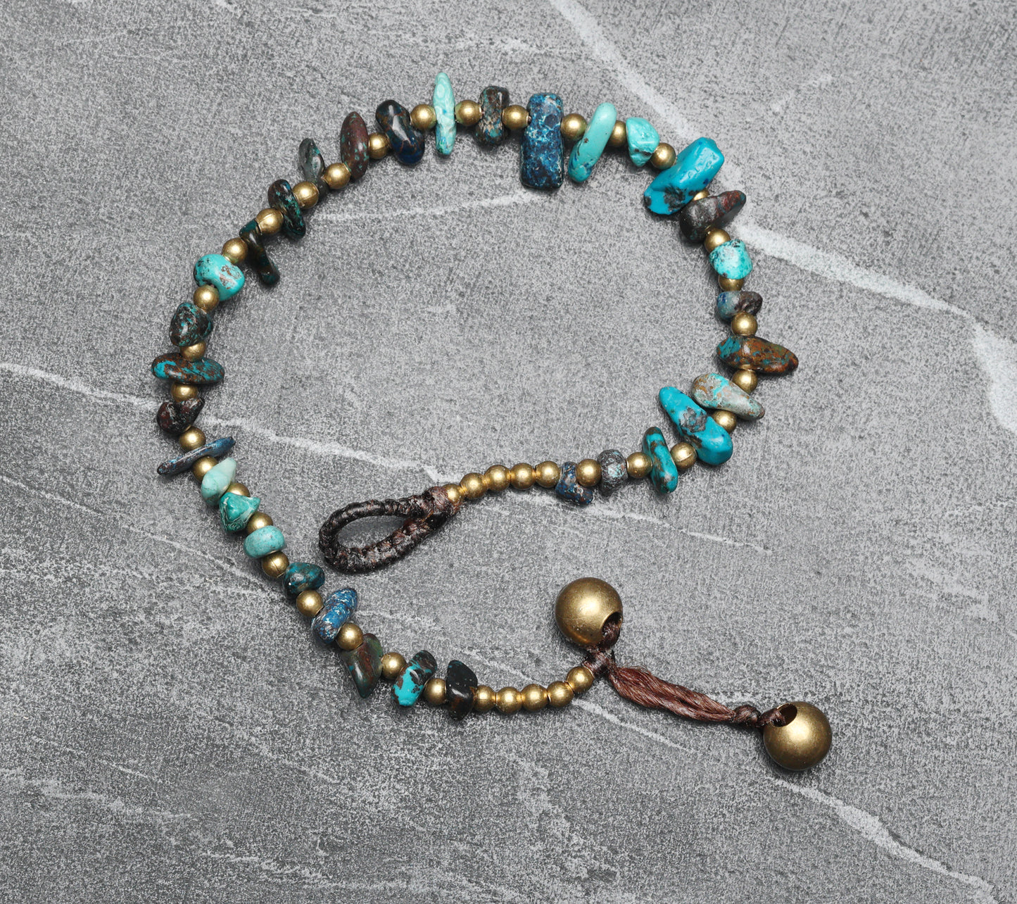 Chrysocolla Crystal Healing Bracelet - Organic