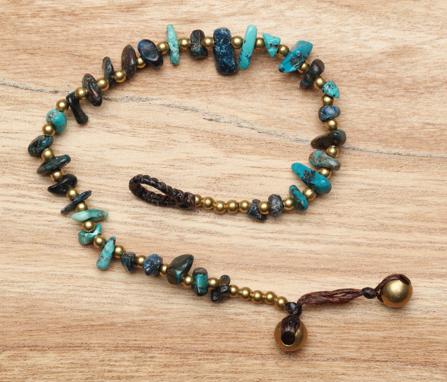 Chrysocolla Crystal Healing Bracelet - Organic