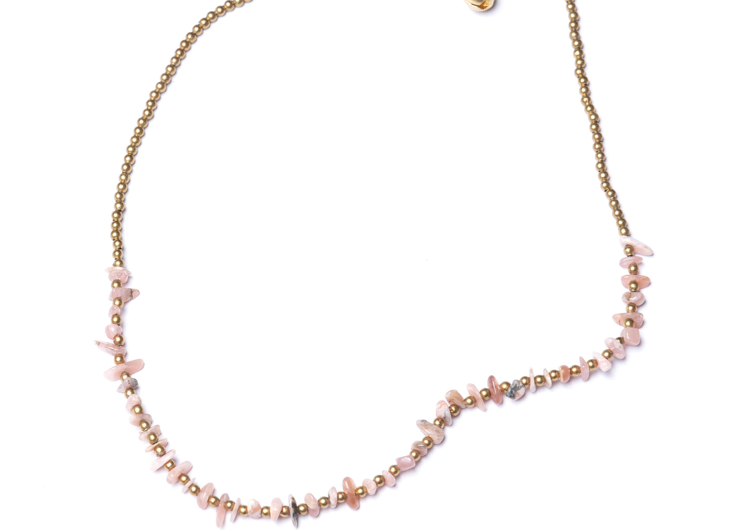 Rhodonite Crystal Healing Necklace - Organic