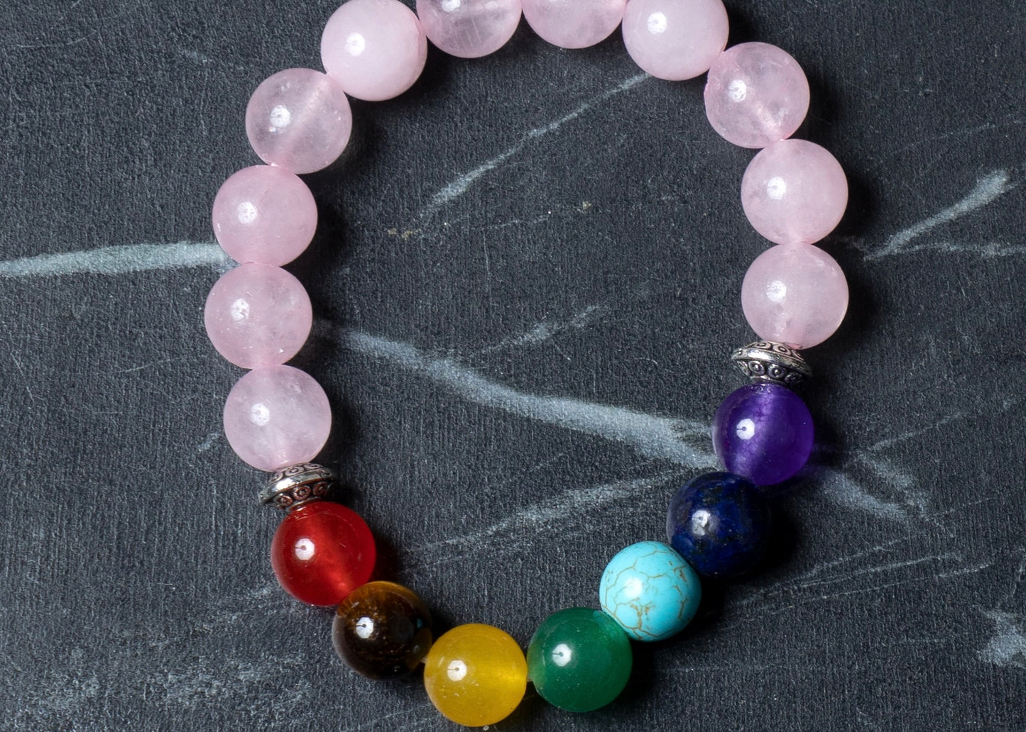 Rose Quartz Chakra Bracelet - Adult / Children's Sizes