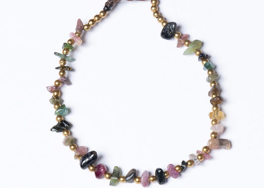 Tourmaline Crystal Healing Bracelet -  Organic