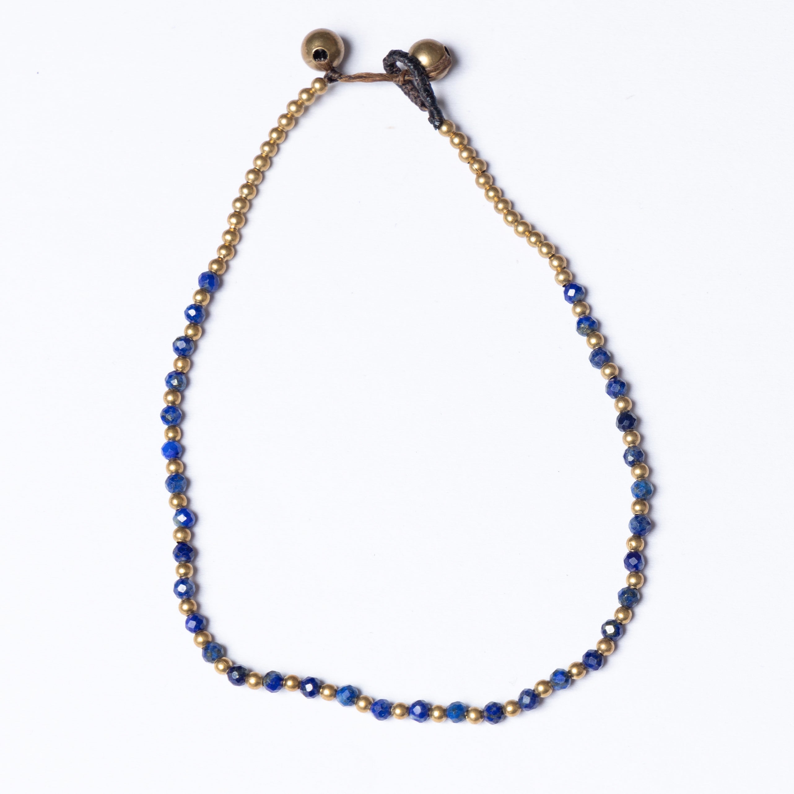 Lapis Pure Crystal Anklet – Rigtig Designs