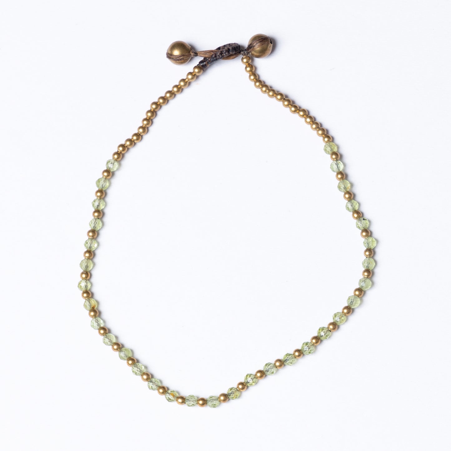 Peridot Pure Crystal Anklet