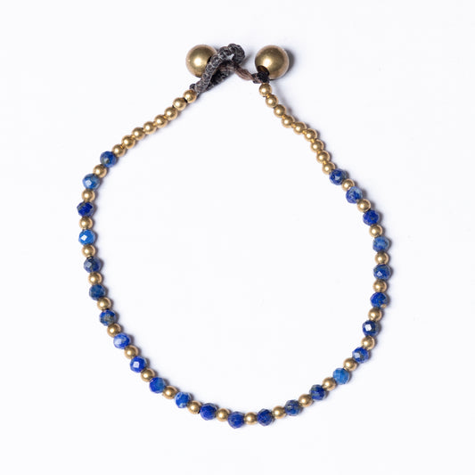 Birthstone Bracelet - September - Lapis